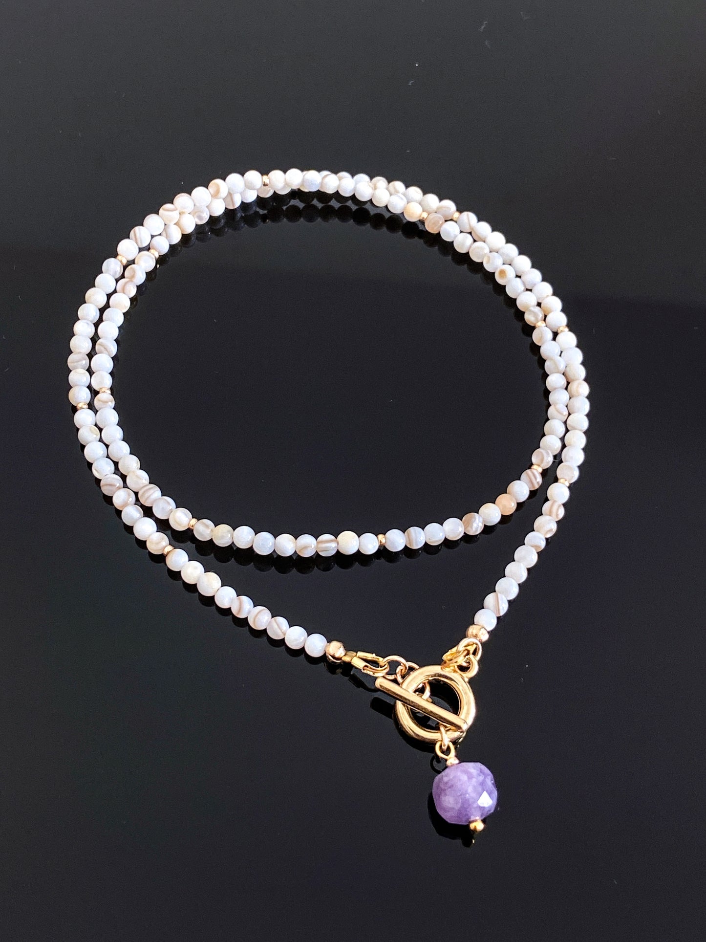 Amethyst Charm Necklace