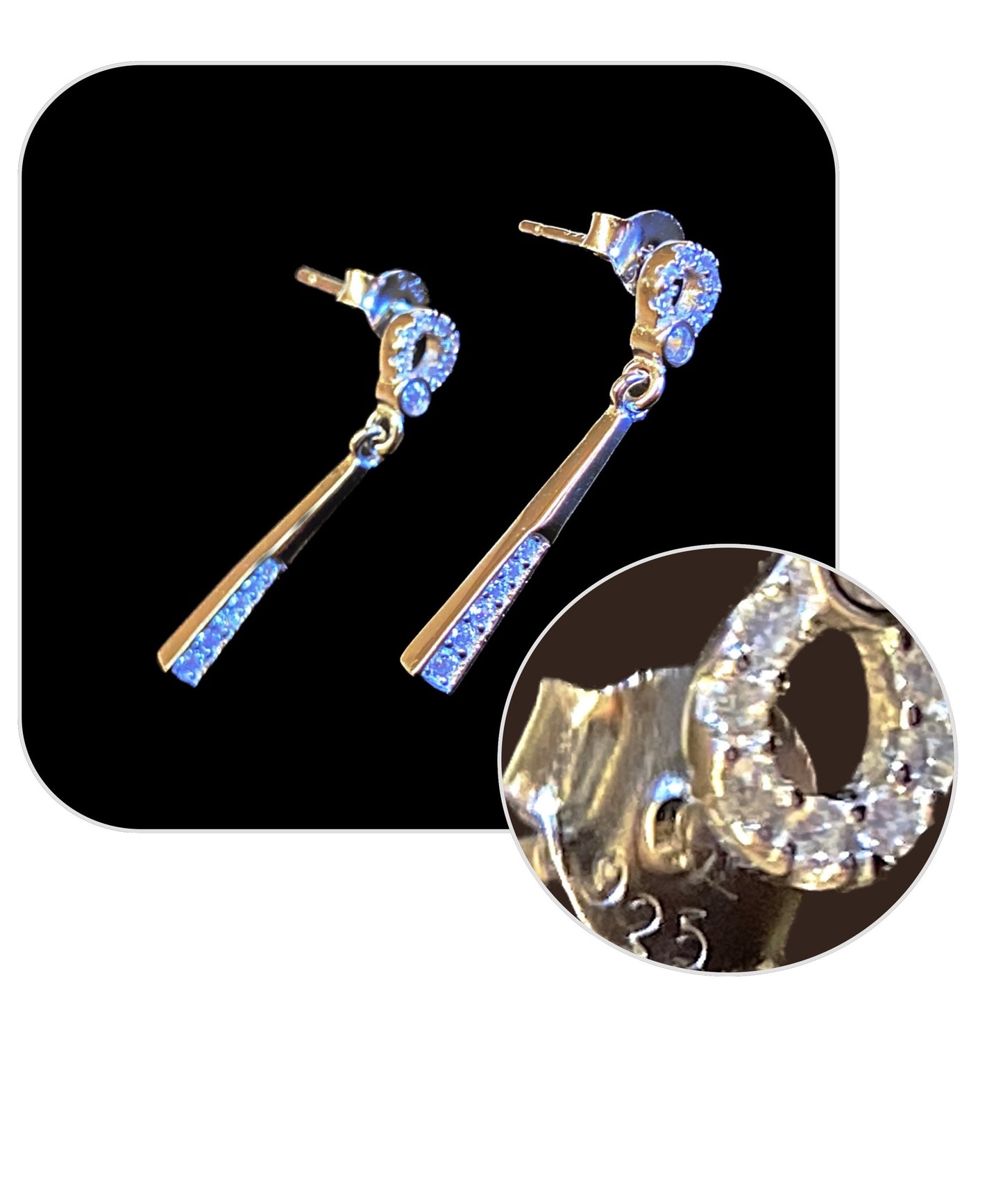 Mini Dangle (925 Sterling Silver )Earring