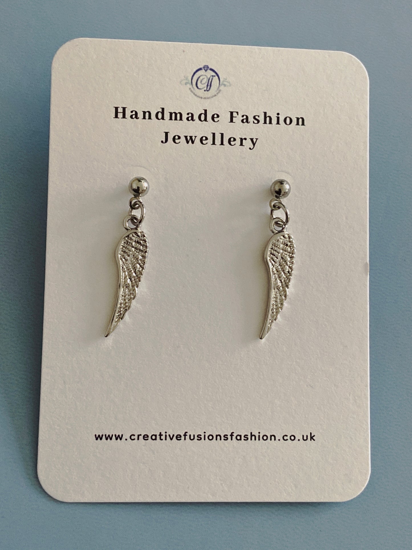 Angel Wings Charm Earring