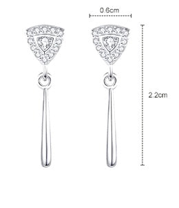 Sterling Silver mini dangle earring