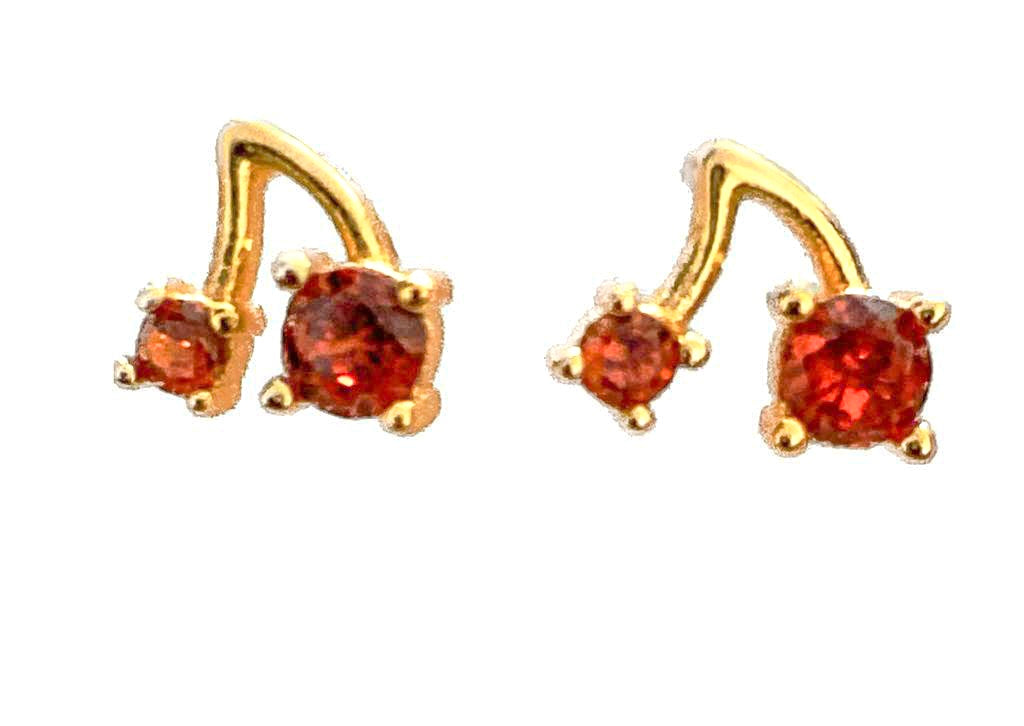 Cherry Mini Stud Earrings