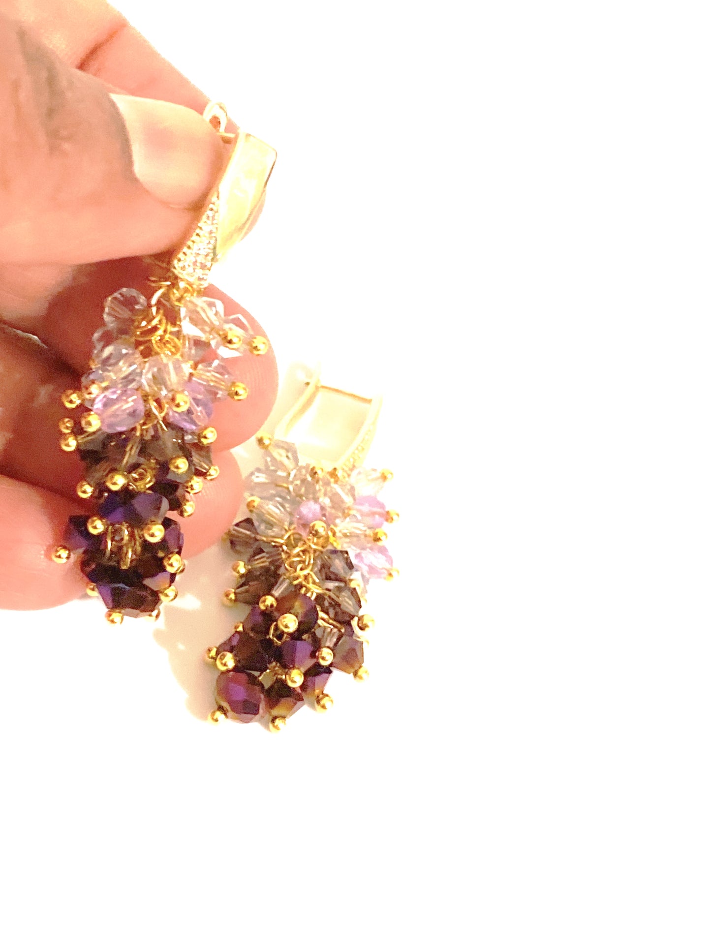 Crystal Bunch Earring