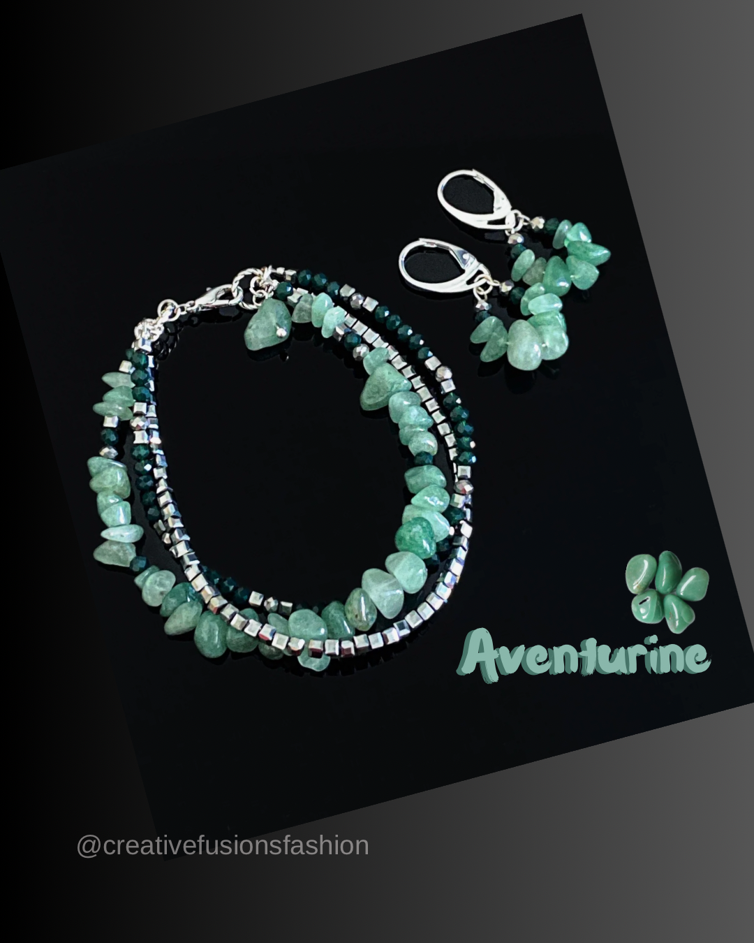 Aventurine multi-strand bracelet