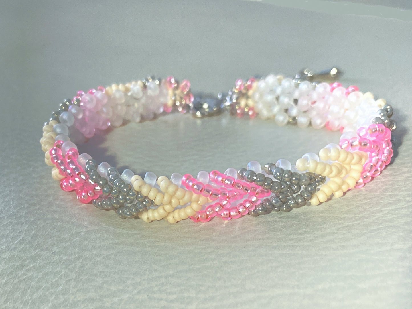 Cherry Blossom Chevron Bracelet