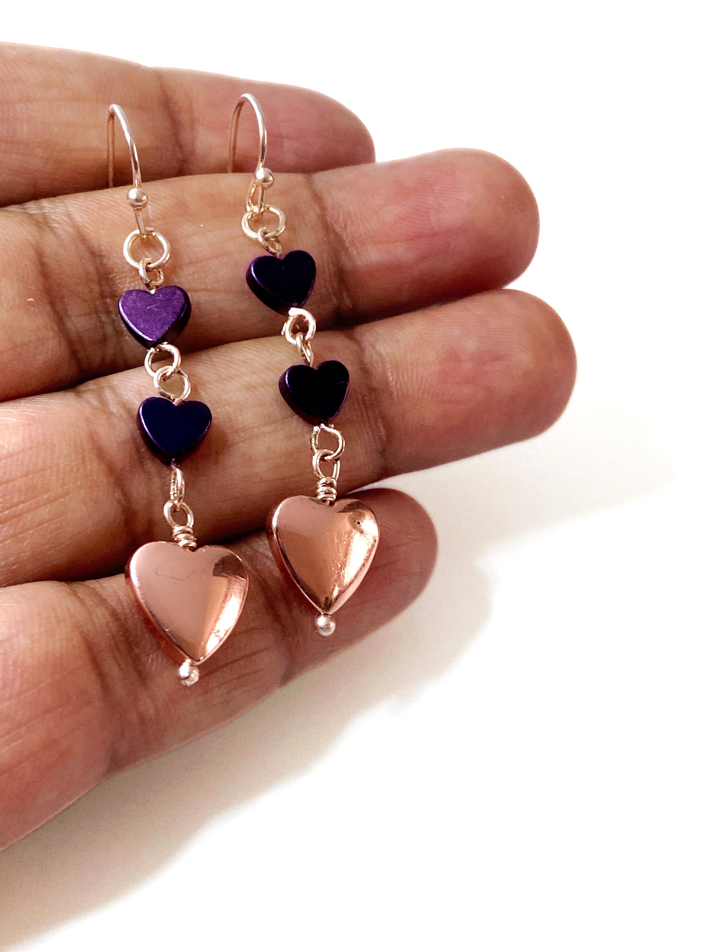 Bubbling Heart Earring