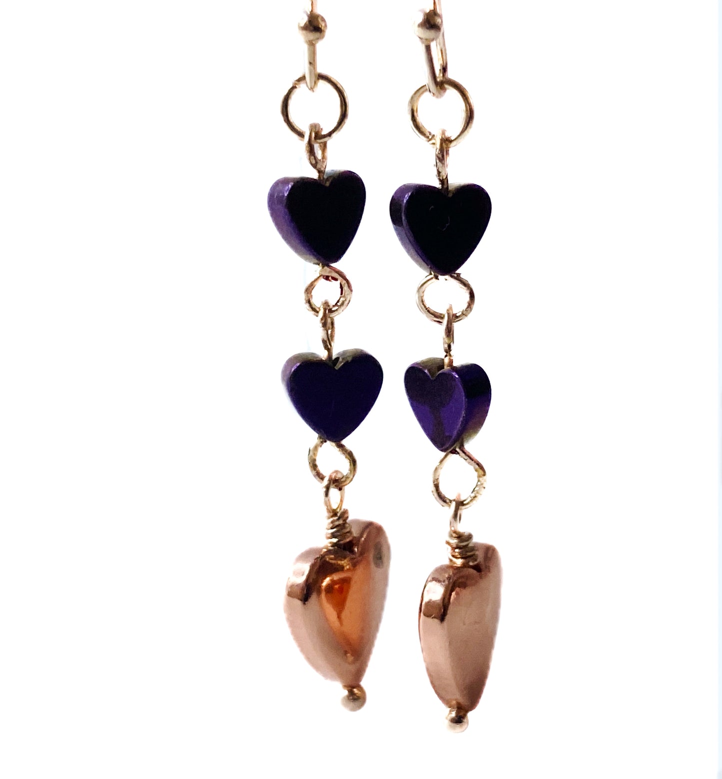 Bubbling Heart Earring