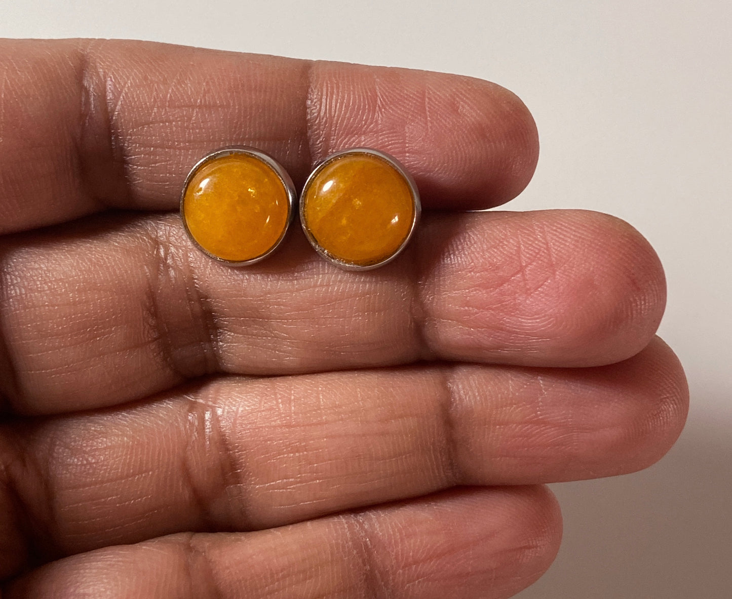 Gemstone ear stud Earrings