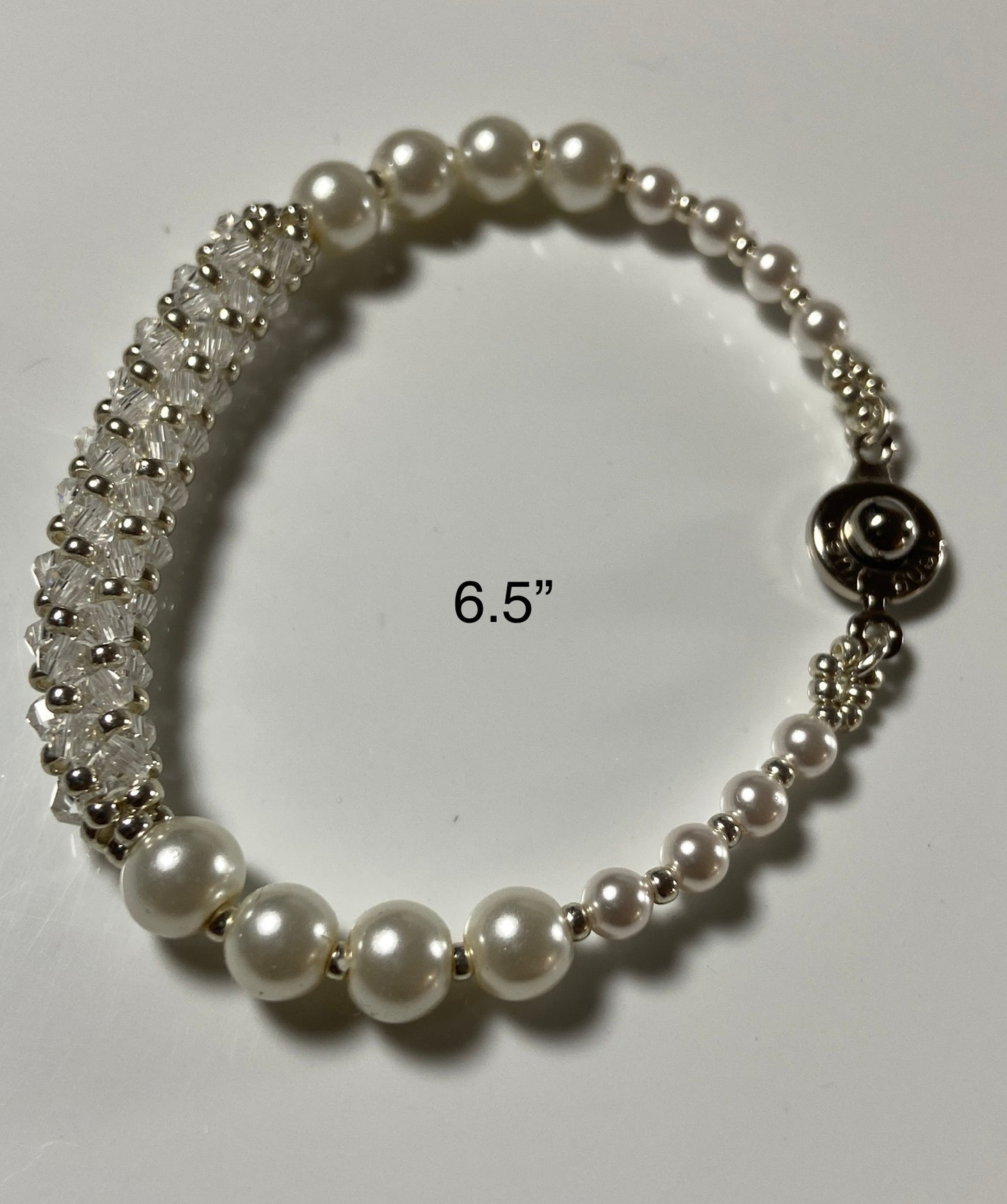Pave crystal bracelet