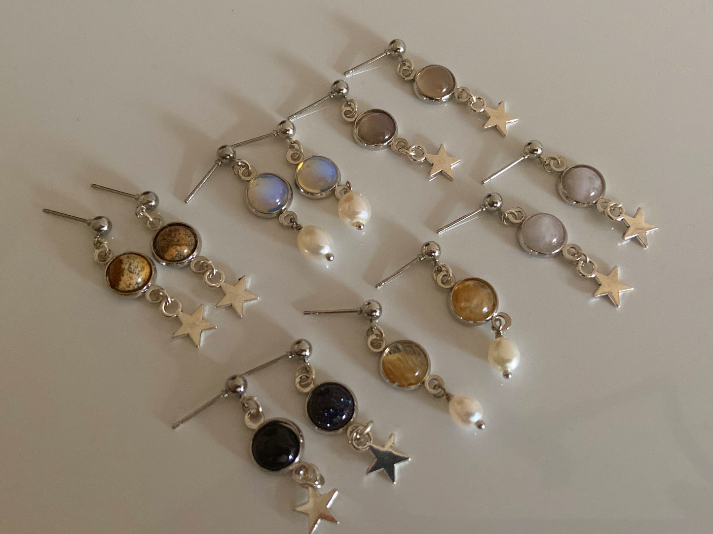 Gemstone delight dangle Earrings