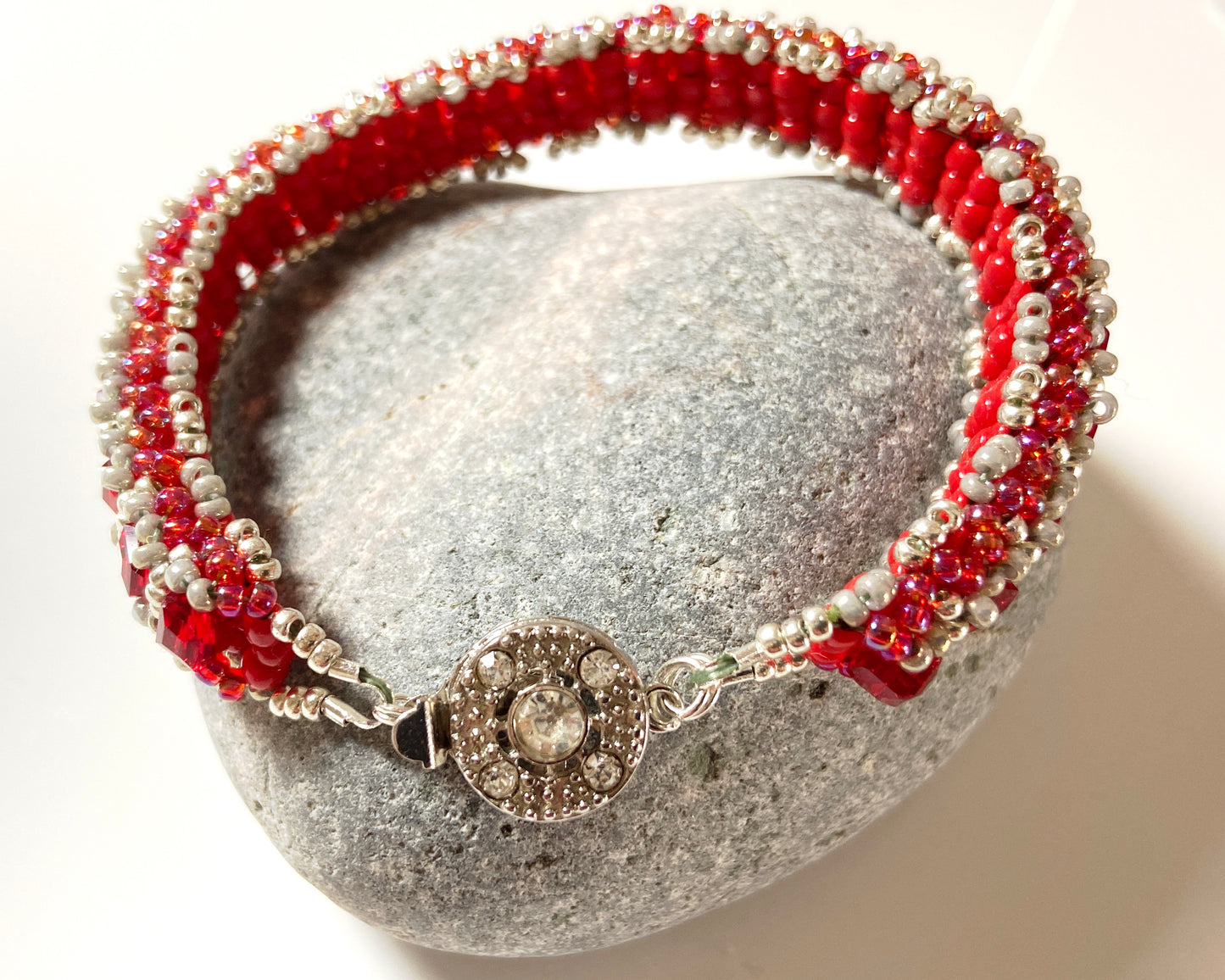 Crystal garland bracelet