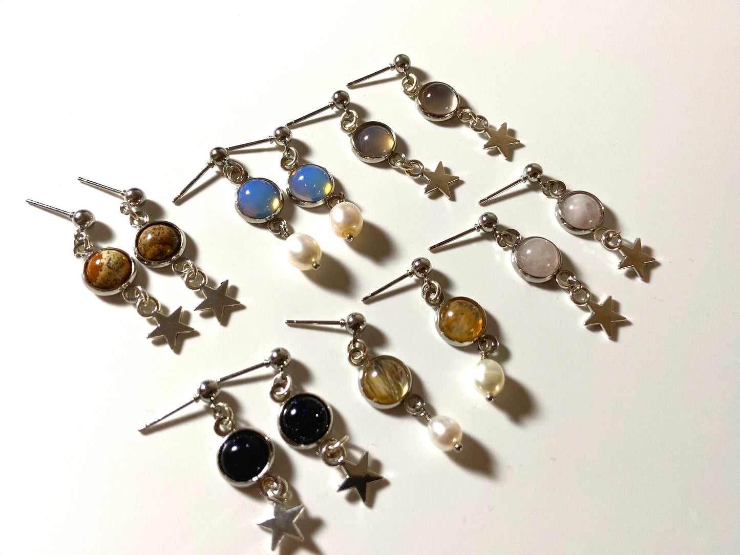 Gemstone delight dangle Earrings