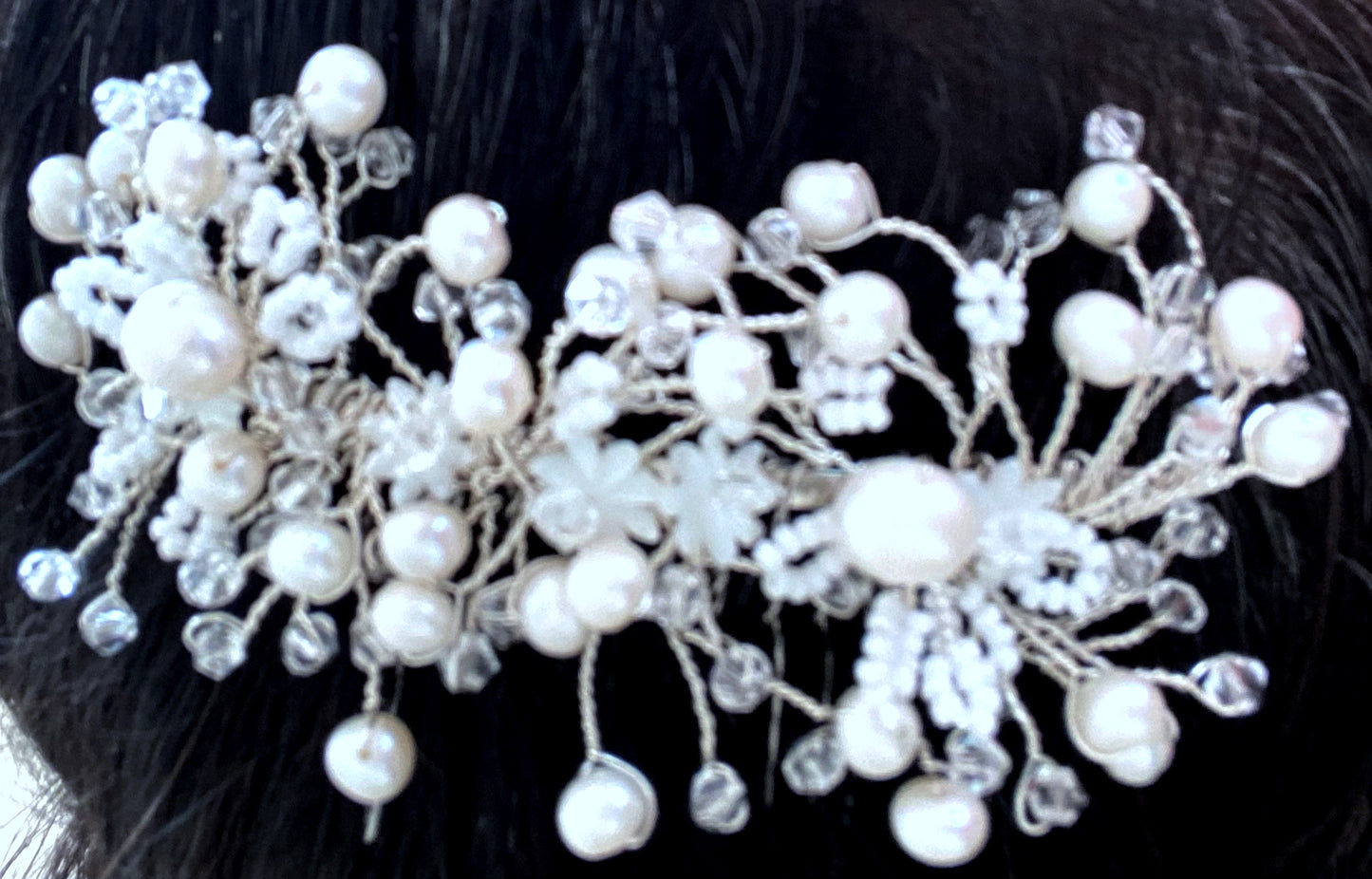 Pearl hair pin