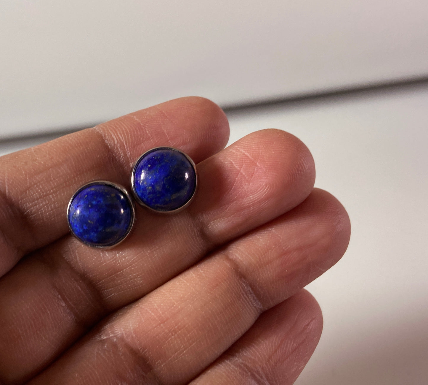 Gemstone ear stud Earrings