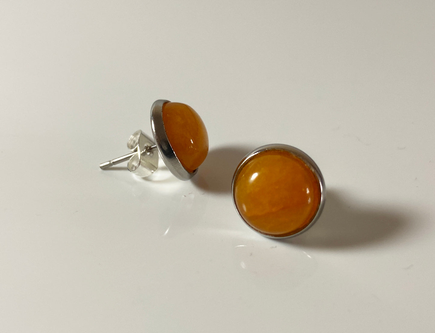 Gemstone ear stud Earrings