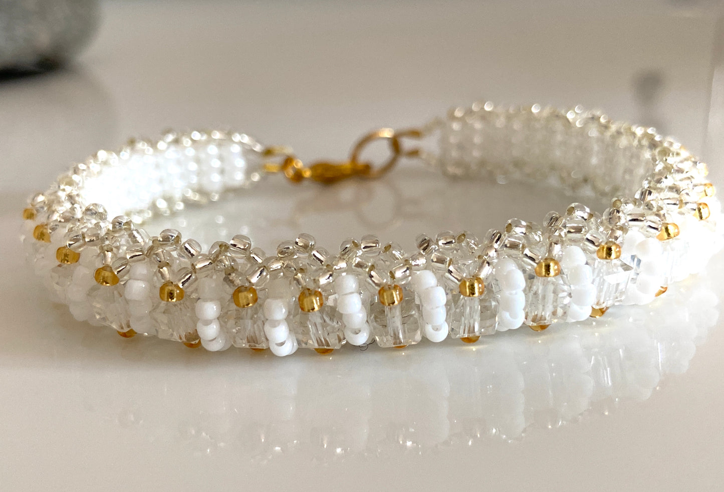 Crystal garland bracelet