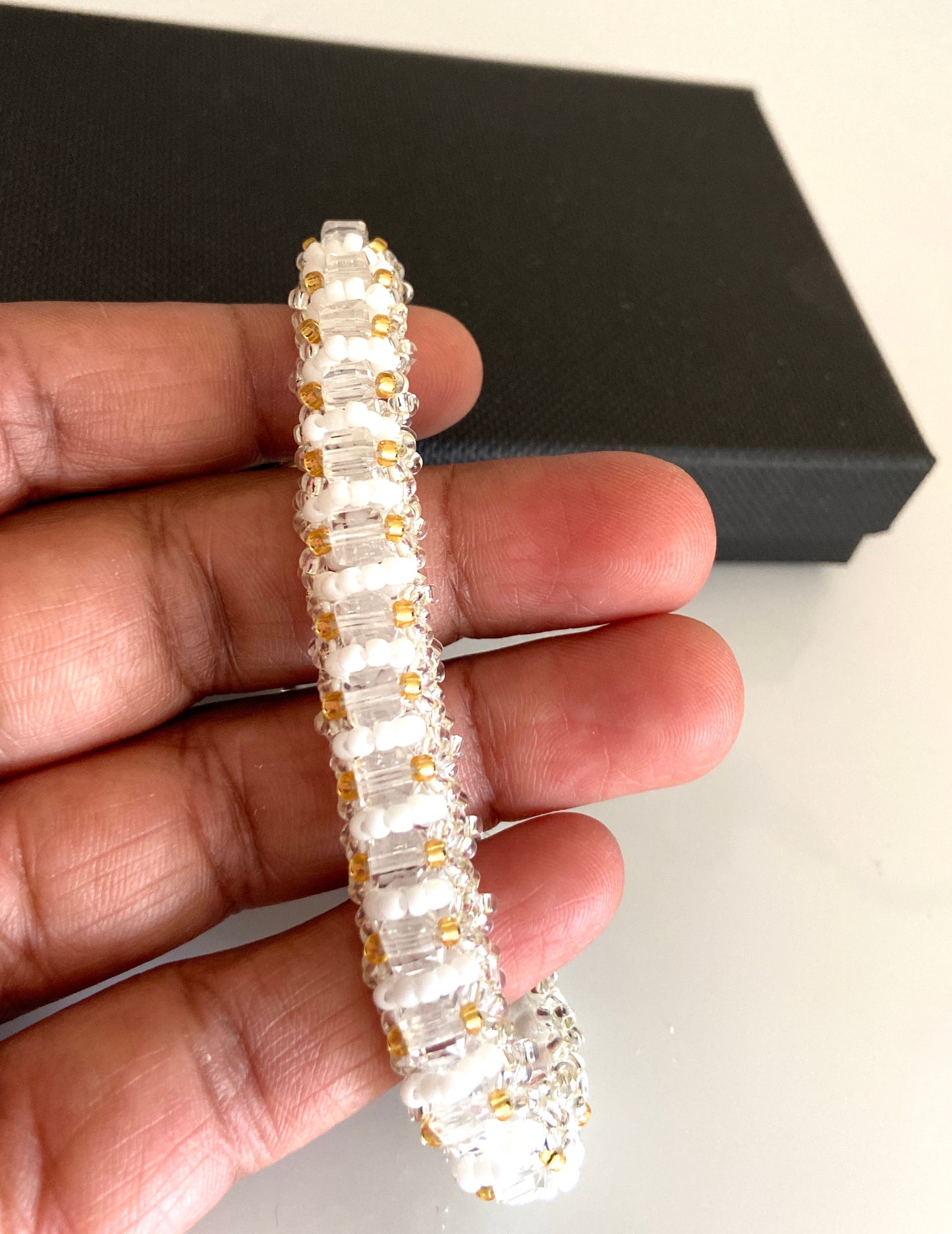 Crystal garland bracelet