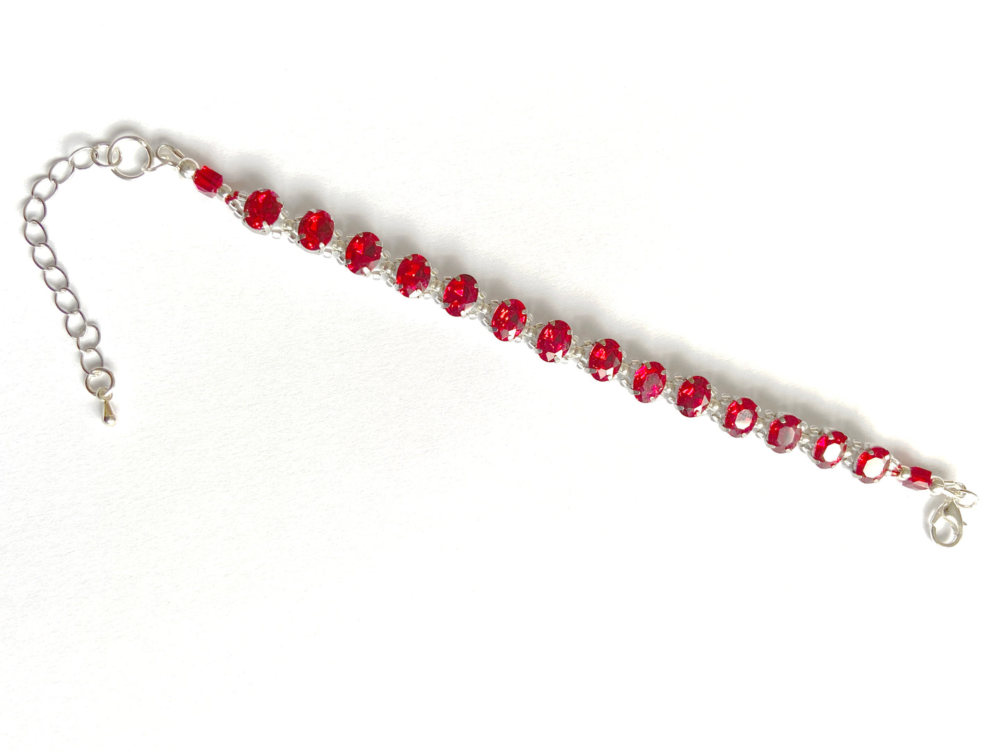 Stepping stone crystal bracelet