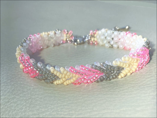 Adorn Your Wrist with the Cherry Blossom Chevron Bracelet