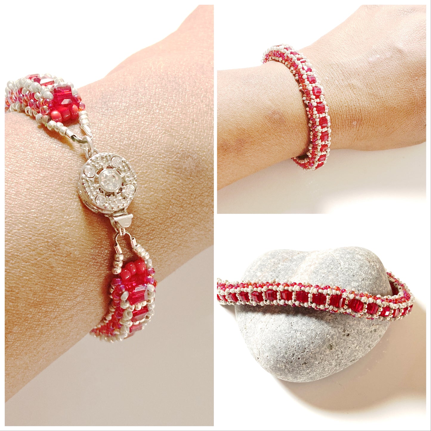 Crystal garland bracelet