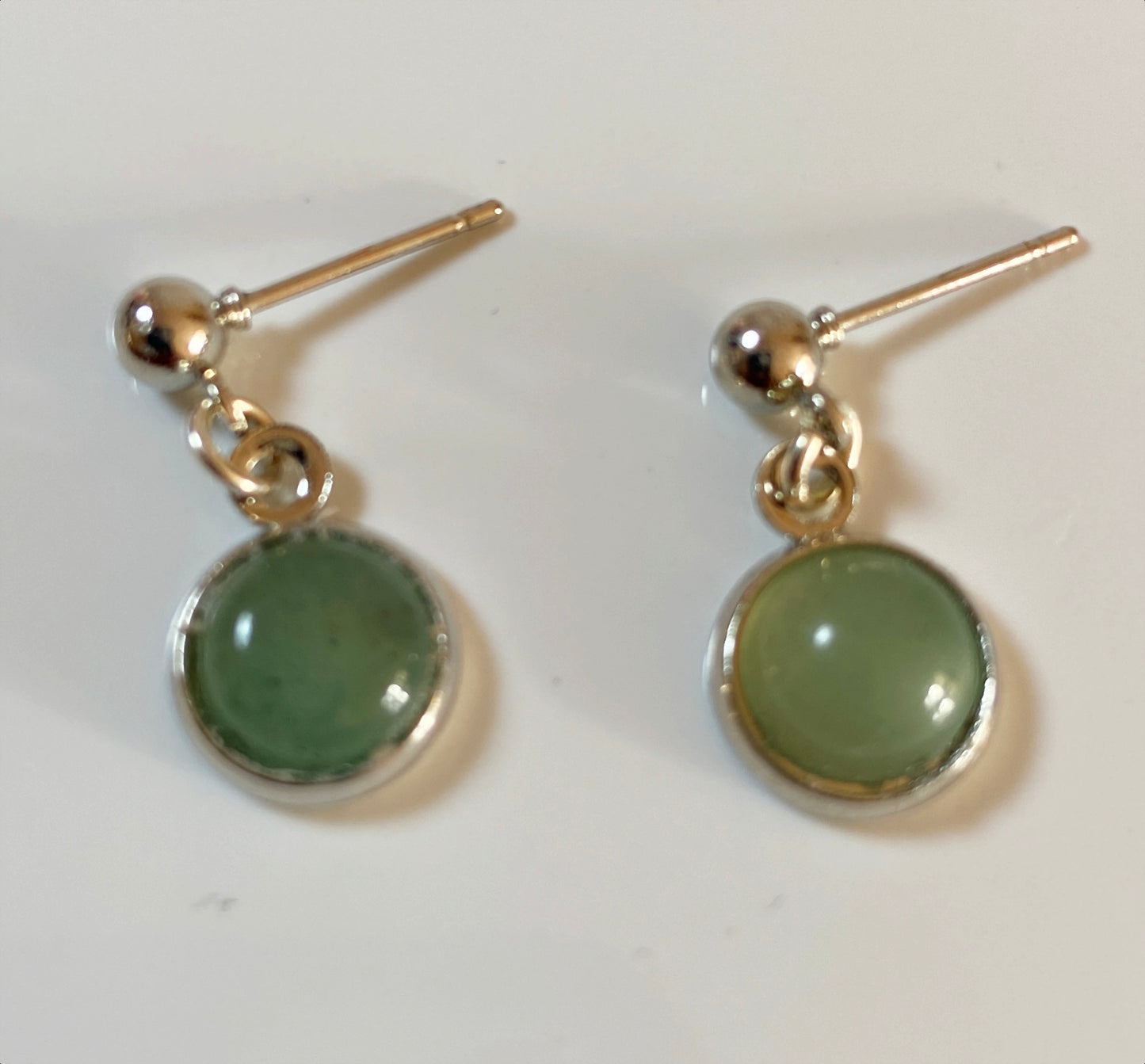 Gemstone drop earrings